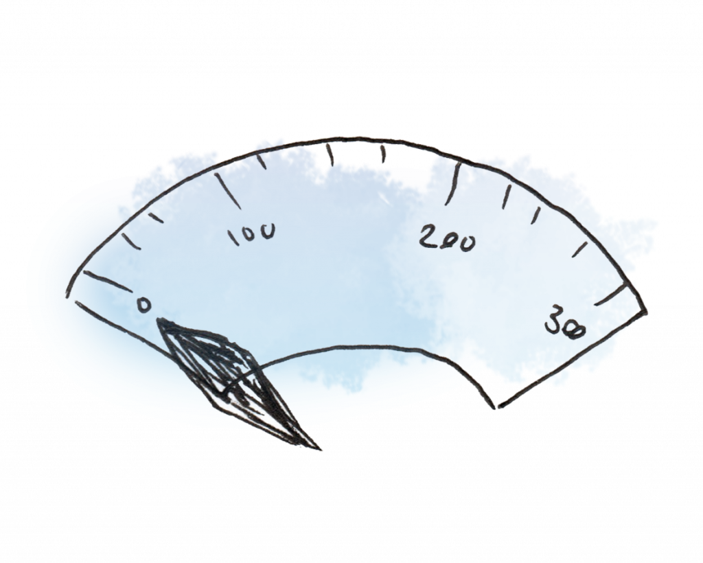 Illustration Unterfunktion, Hypothyreose